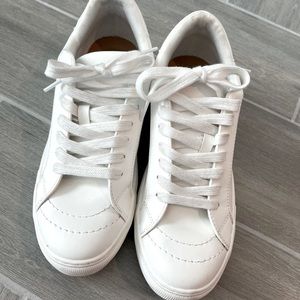 White sneakers